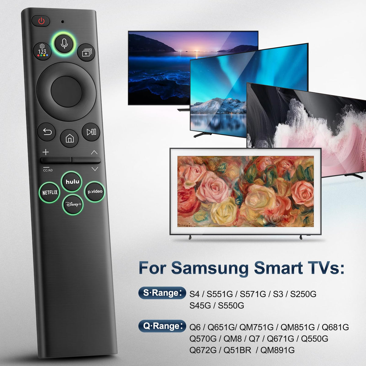 Universal-TV-Remote-Control for Samsung LG Vizio Roku TCL Hisense Sony TVs