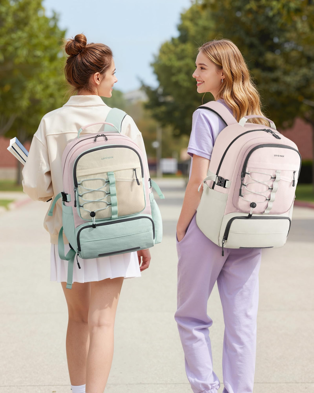 LOVEVOOK Backpack for Kids Teen Girls, Cute Back to School Backpack Bookbag