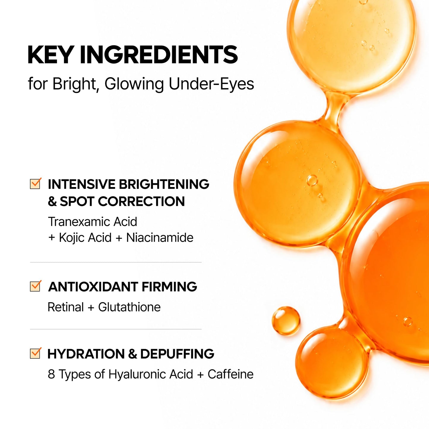 Dr.Melaxin Calcium Volume Under Eye Patches for Puffy Eyes & Dark Circles, Hydrogel Eye Mask for Wrinkles, Fine Lines & Sagging Skin, Firming Collagen Eye Patch, Korean Skin Care (60 Count)