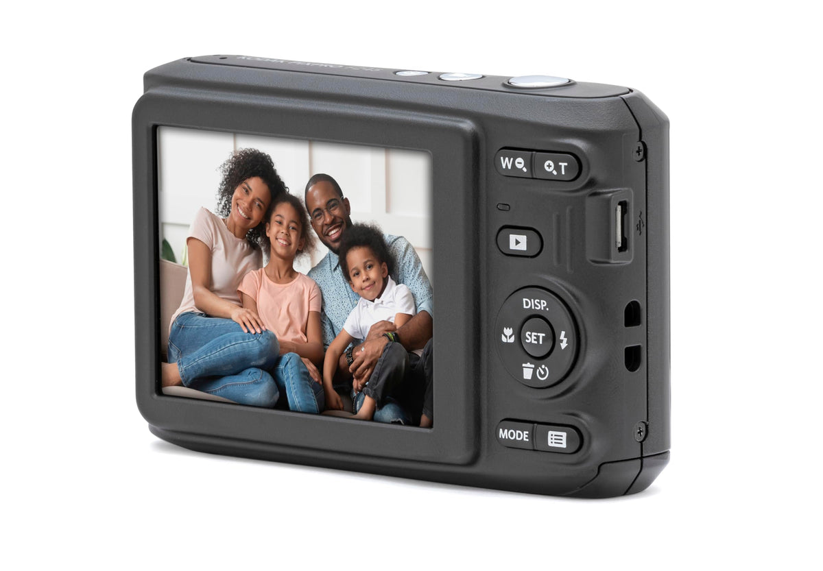 KODAK PIXPRO FZ45 16MP Compact Digital Camera, 4X Optical Zoom, AA, Pink