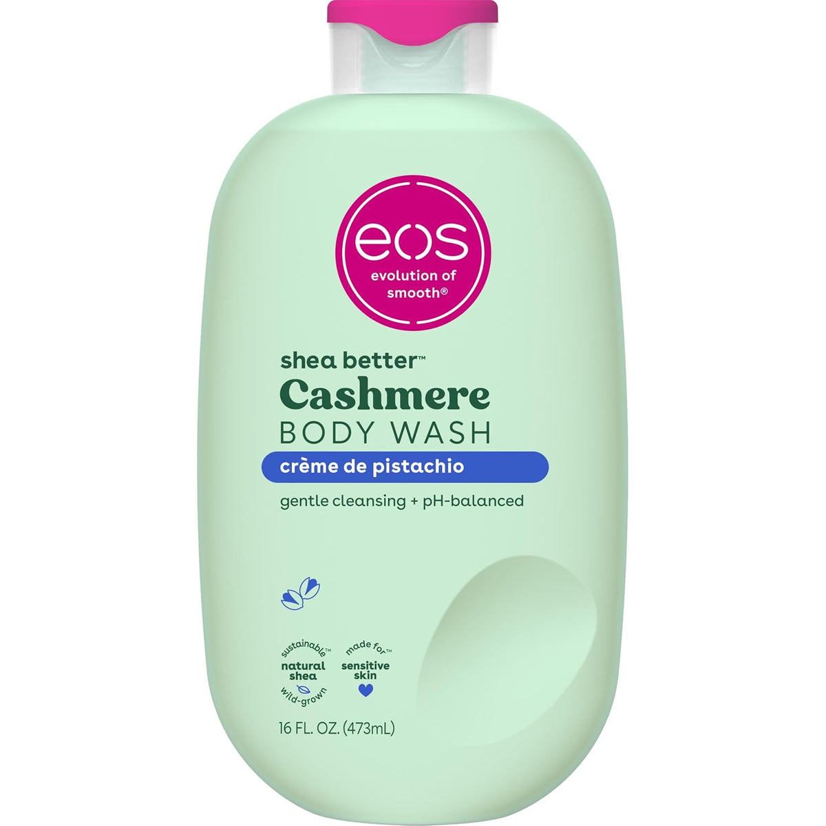 eos Cashmere Body Wash- Vanilla Cashmere, Creamy Gel with Shea Butter, 16 fl oz