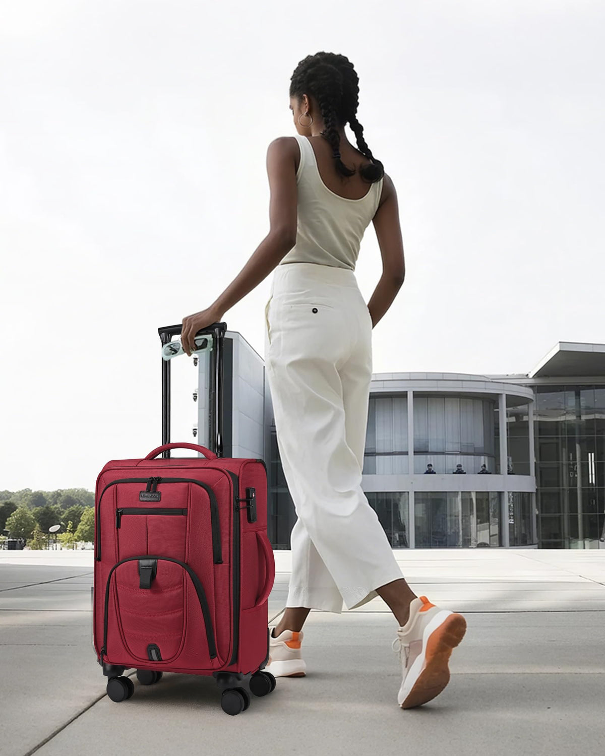 Carry On Luggage 22x14x9 Airline Approved with TSA Lock for Business Trip
