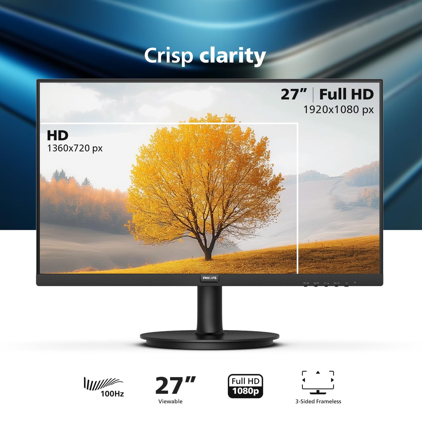 Philips 24" Gaming Monitor FHD 180Hz Overlocked IPS HDR10, 24E2G2200