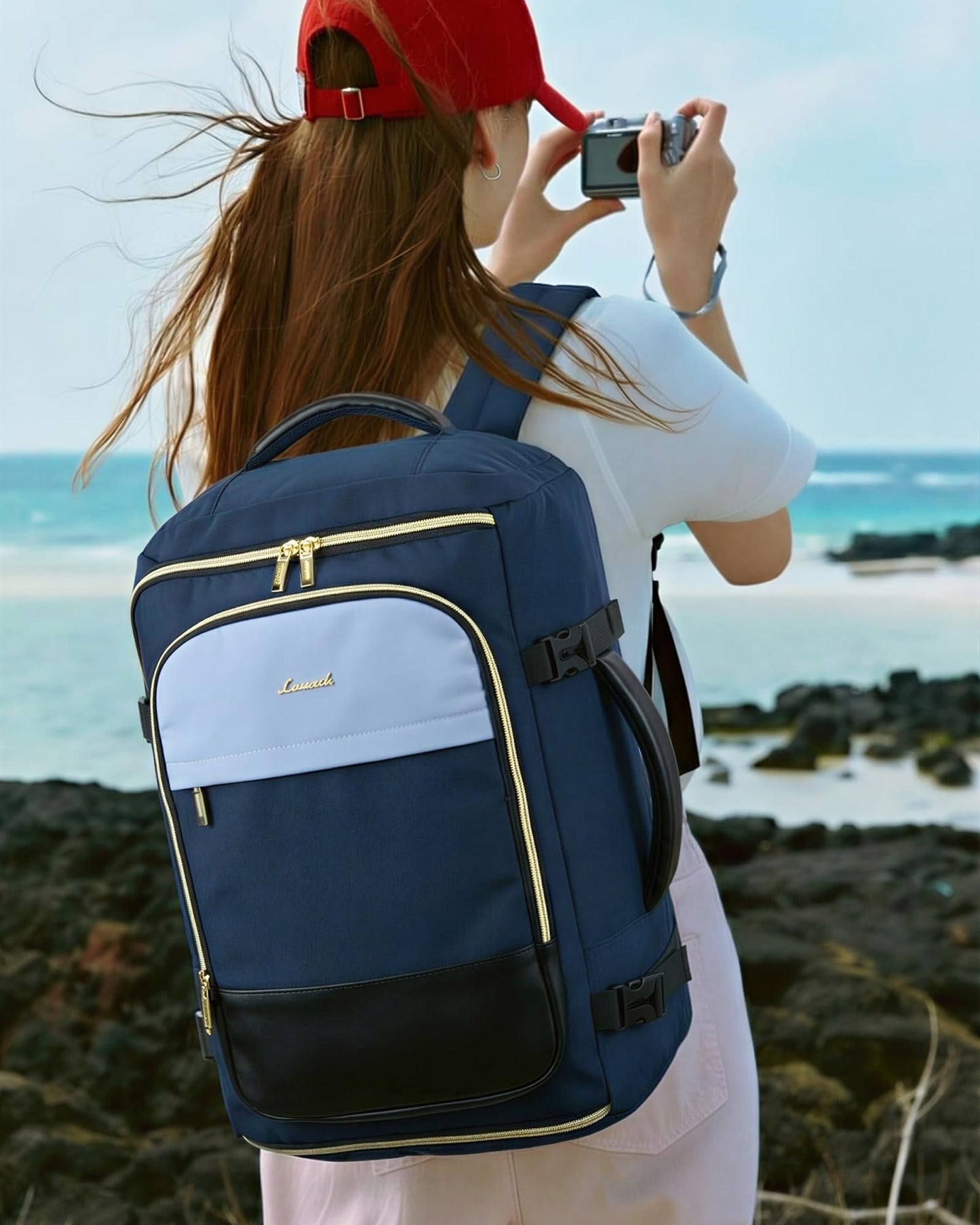 LOVEVOOK Travel Backpack Carry on Flight Approved for Women/Men