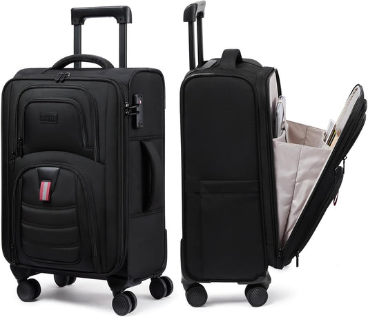 LOVEVOOK Carry On Luggage 22x14x9 - Airline Approved Spinner Suitcase