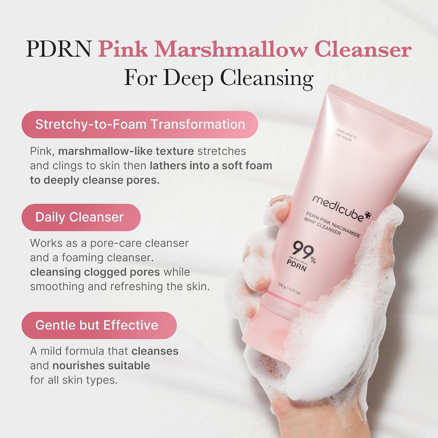 medicube Facial Cleanser Zero Pore Capsule Foam Cleanser