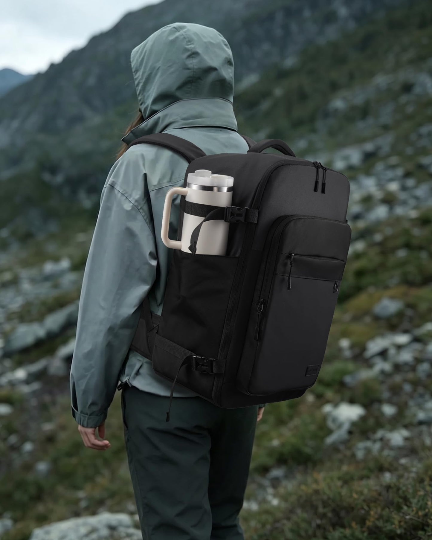LOVEVOOK 40L Travel Backpack for Women Men, Carry on Backpack for Travel