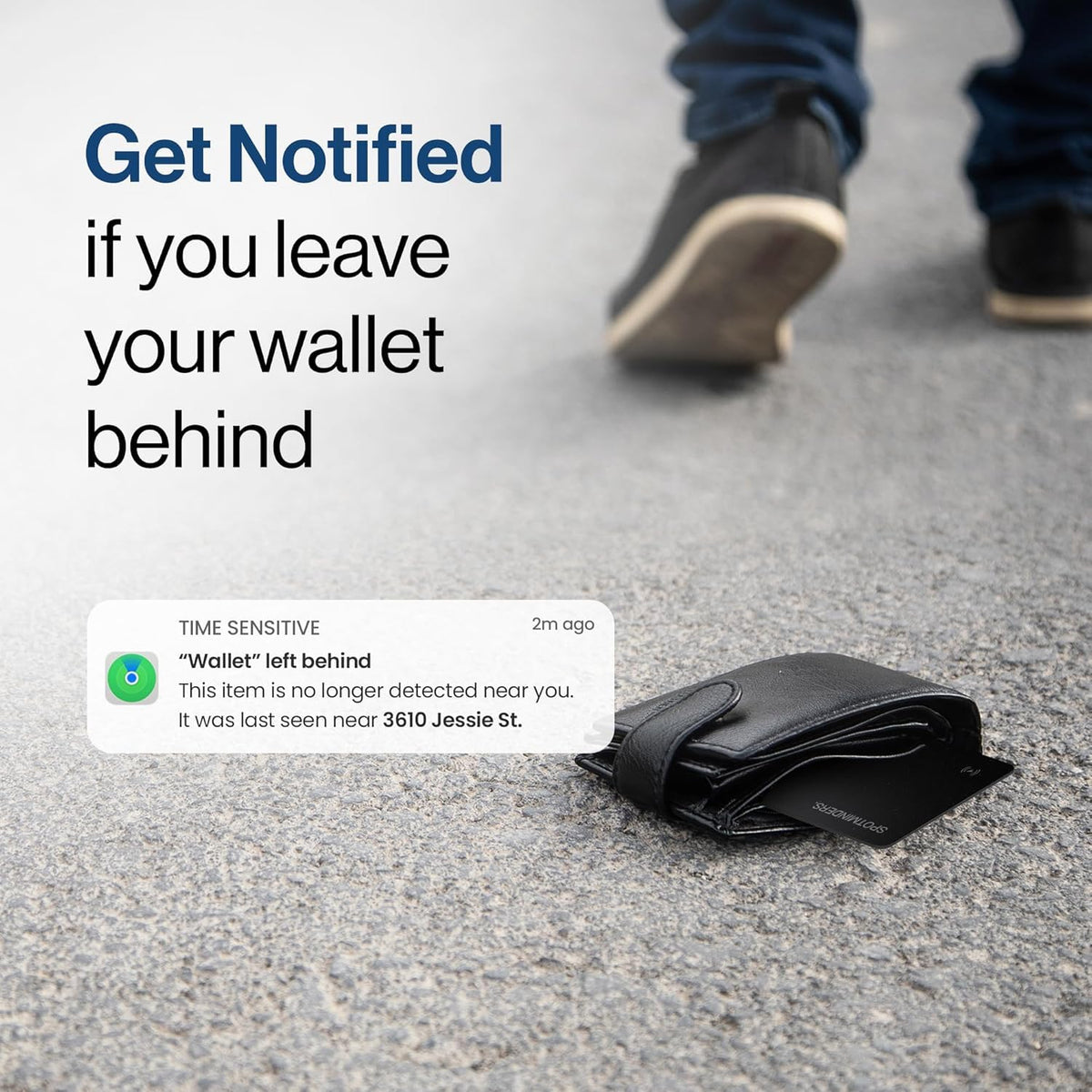 SPOTMINDERS Apple MFi Certified Wallet Tracker 2-Pack Black & Pink (iOS Only) Travel Pack for Couples 0.07in Works with Apple Find My Rechargeable Tracking Card Slim Item Finder for Luggage, Passport