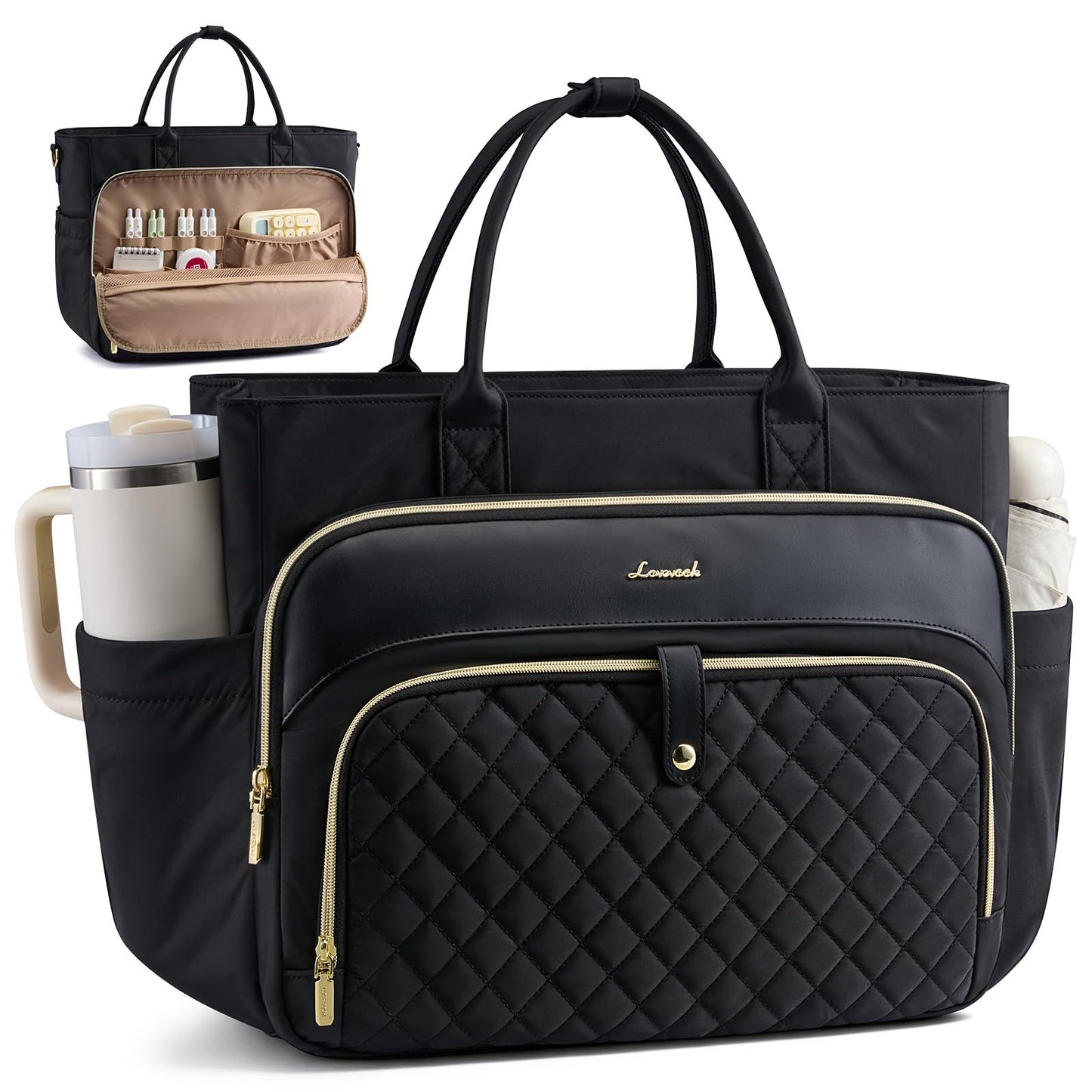 LOVEVOOK Laptop Bag for Women, Work Tote Computer Bag for Teacher Nurse
