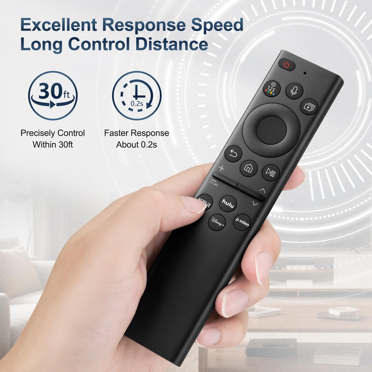Universal-TV-Remote-Control for Samsung LG Vizio Roku TCL Hisense Sony TVs