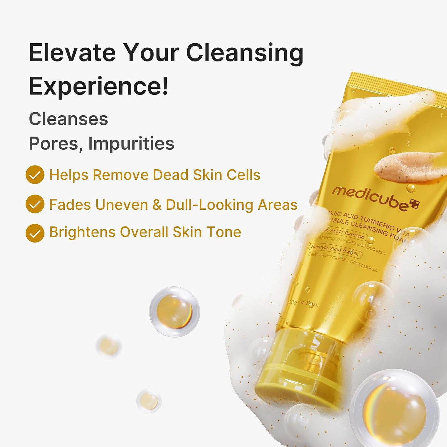 medicube Facial Cleanser Zero Pore Capsule Foam Cleanser