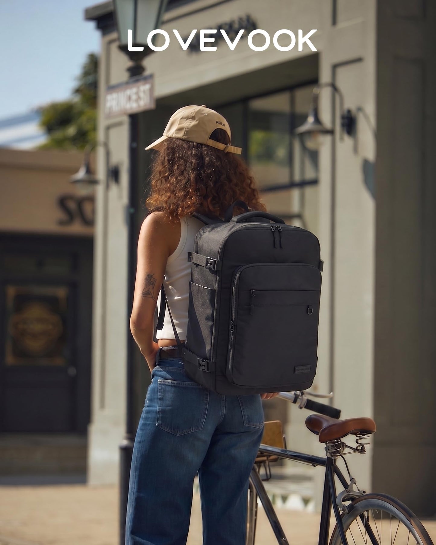 LOVEVOOK 40L Travel Backpack for Women Men, Carry on Backpack for Travel
