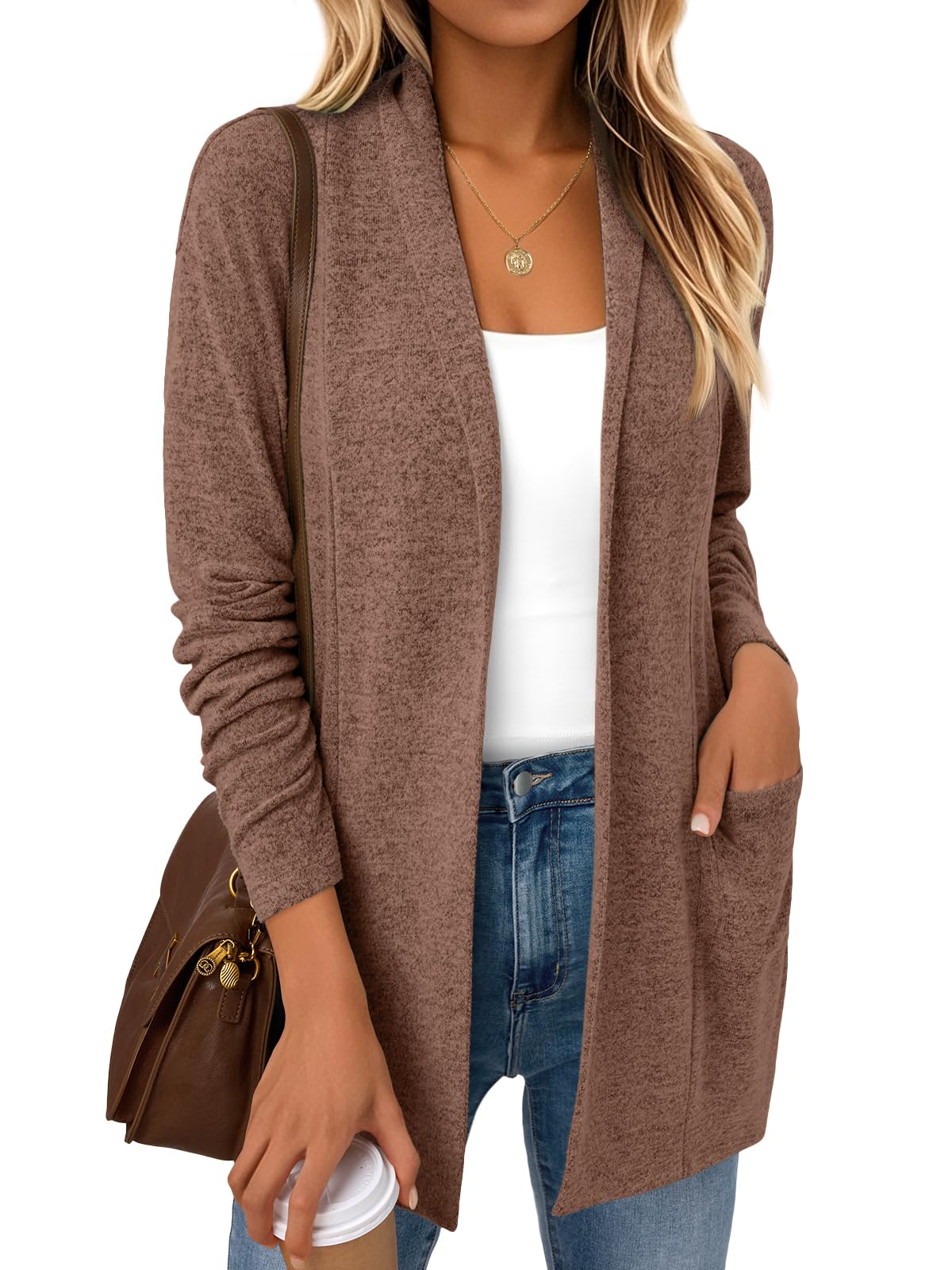 LILLUSORY Cardigan for Women Lightweight Cardigans Fall Fashion Outfits