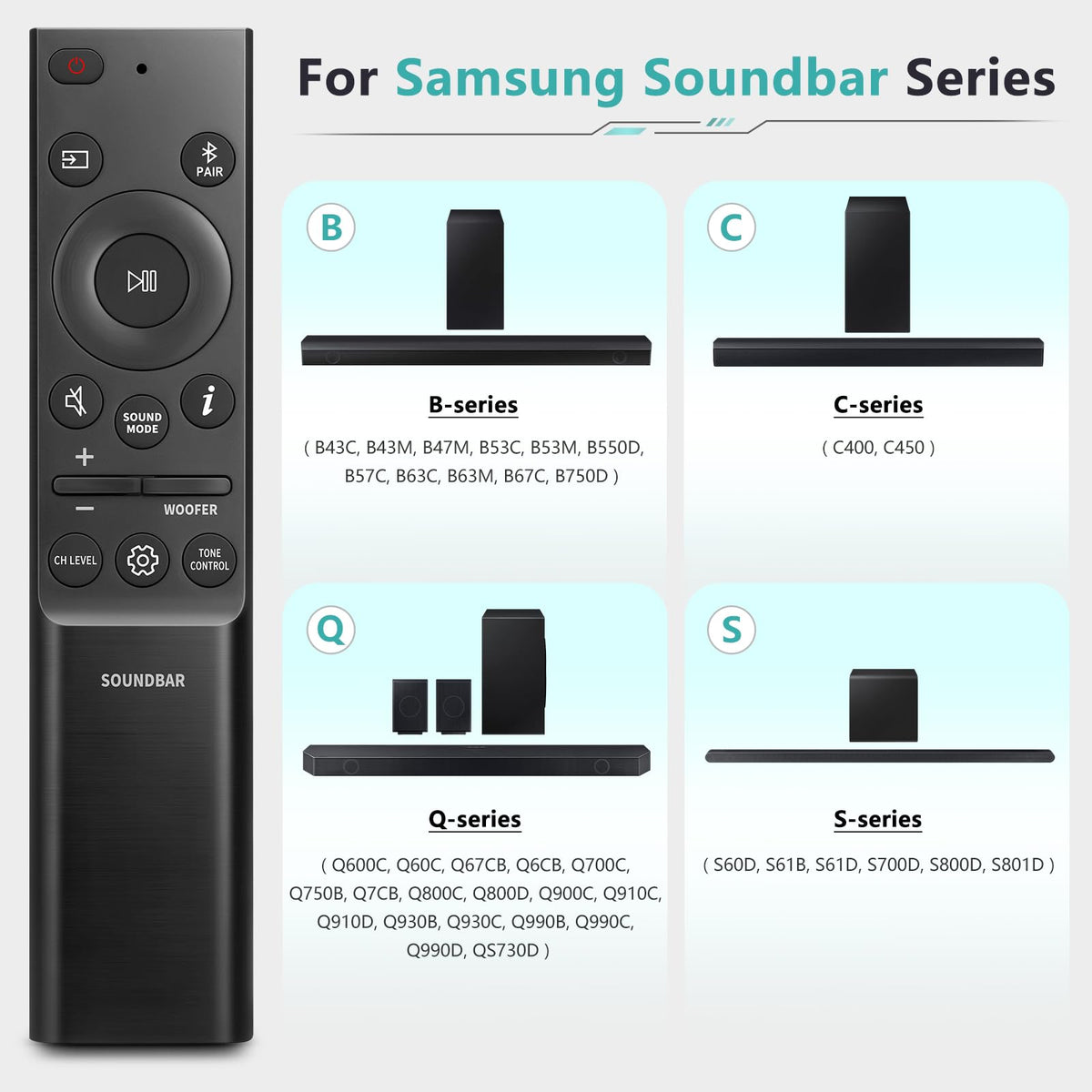 (2 Pack) Replacement Remote for Roku Box Express Player Premiere Control