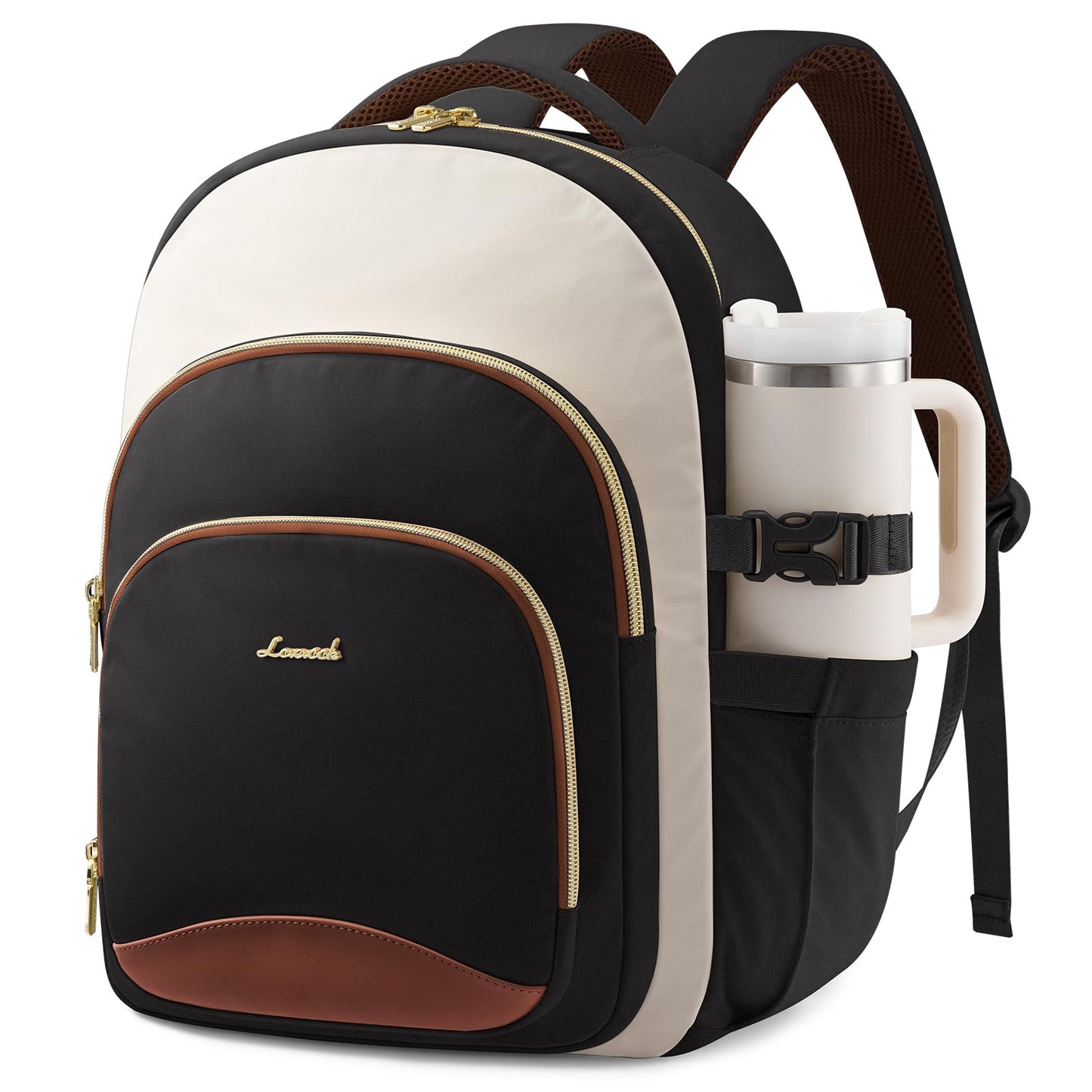 LOVEVOOK Laptop Backpack for Women, 15.6-Inch Work Backpack, Back to School Bookbag for College Student Teen Girls, Casual Personal Item Travel Bag Business Computer Daypack for Teacher Nurse, Gift