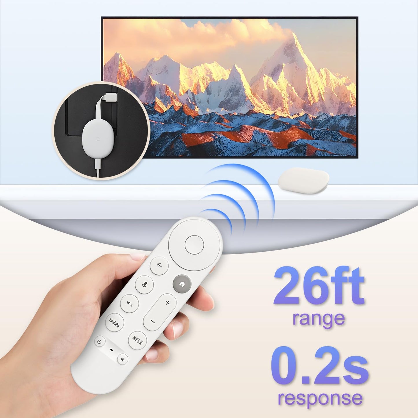 (2 Pack) Replacement Remote for Roku Box Express Player Premiere Control