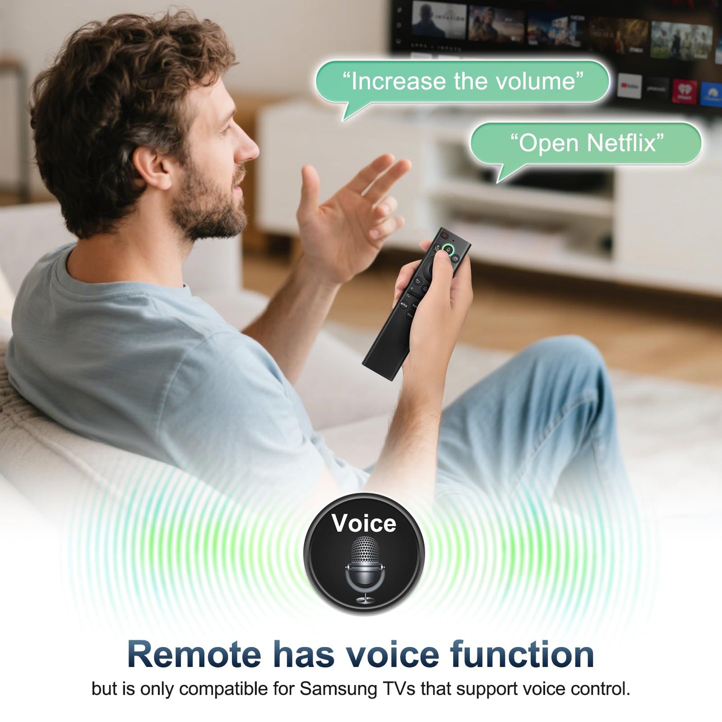 Universal-TV-Remote-Control for Samsung LG Vizio Roku TCL Hisense Sony TVs