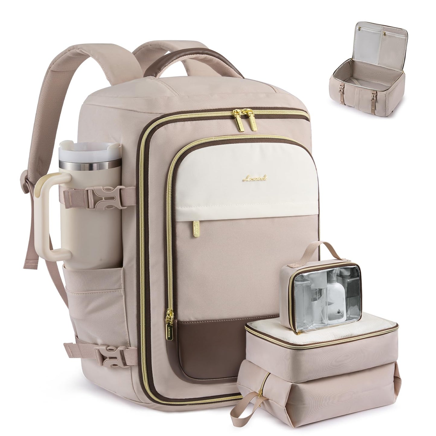 LOVEVOOK Travel Backpack Carry on Flight Approved for Women/Men