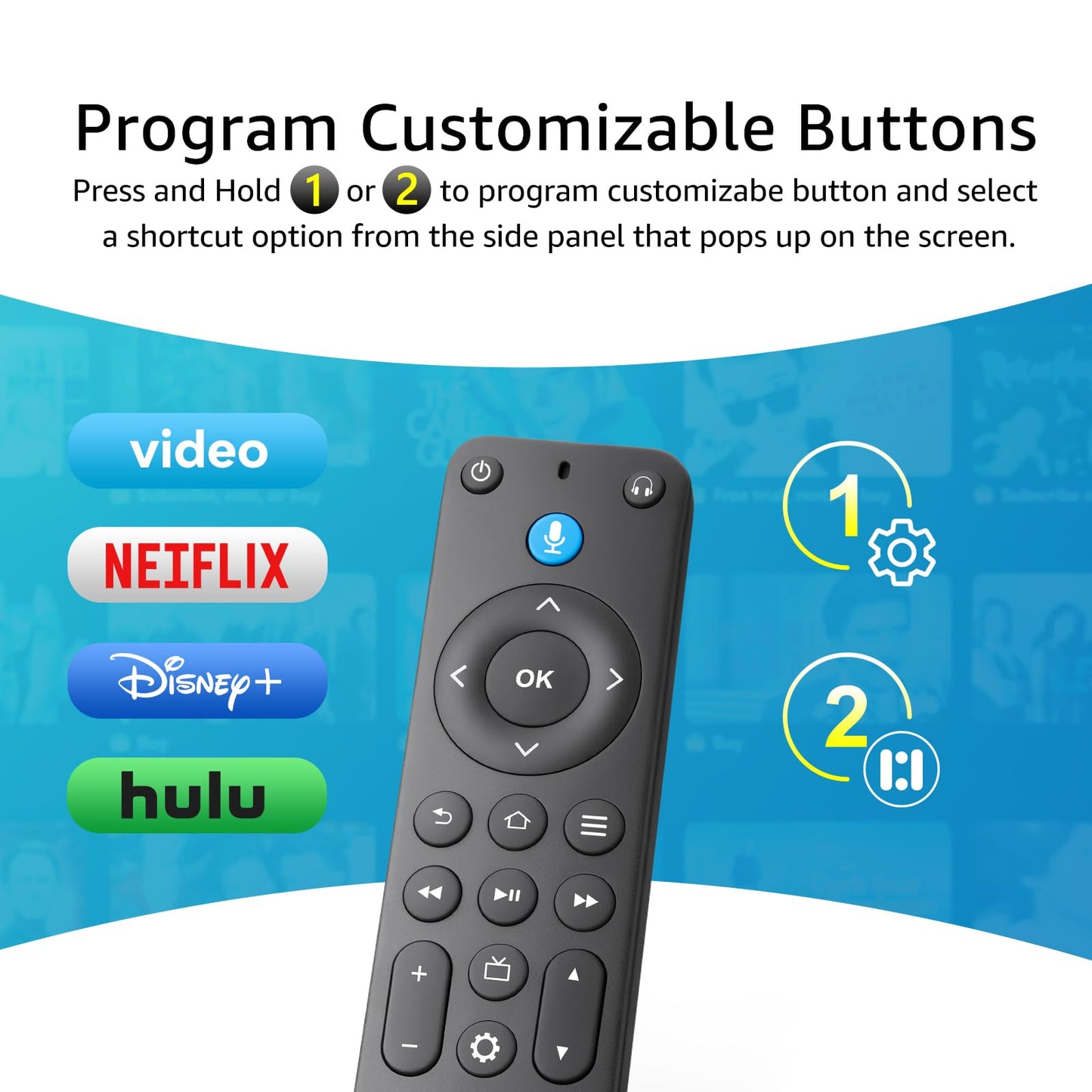 Universal-TV-Remote-Control for Samsung LG Vizio Roku TCL Hisense Sony TVs