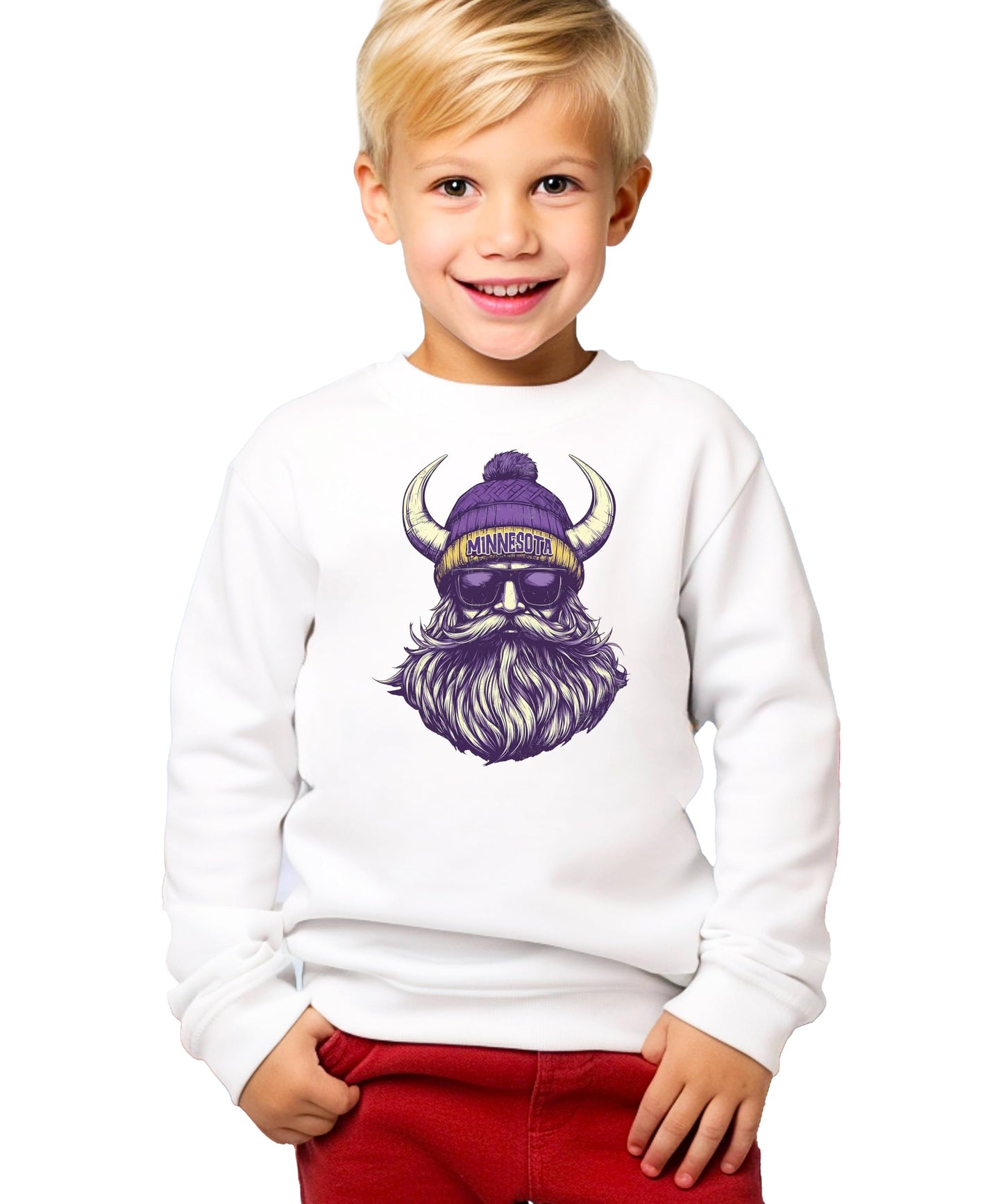 Olive Loves Apple Minnesota Football Sports Sweatshirt for Men Women Youth and Toddler Boys and Girls