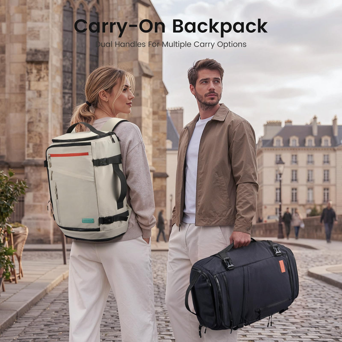 LOVEVOOK Travel Backpack for Women Men, Airline Approved Carry On Luggage