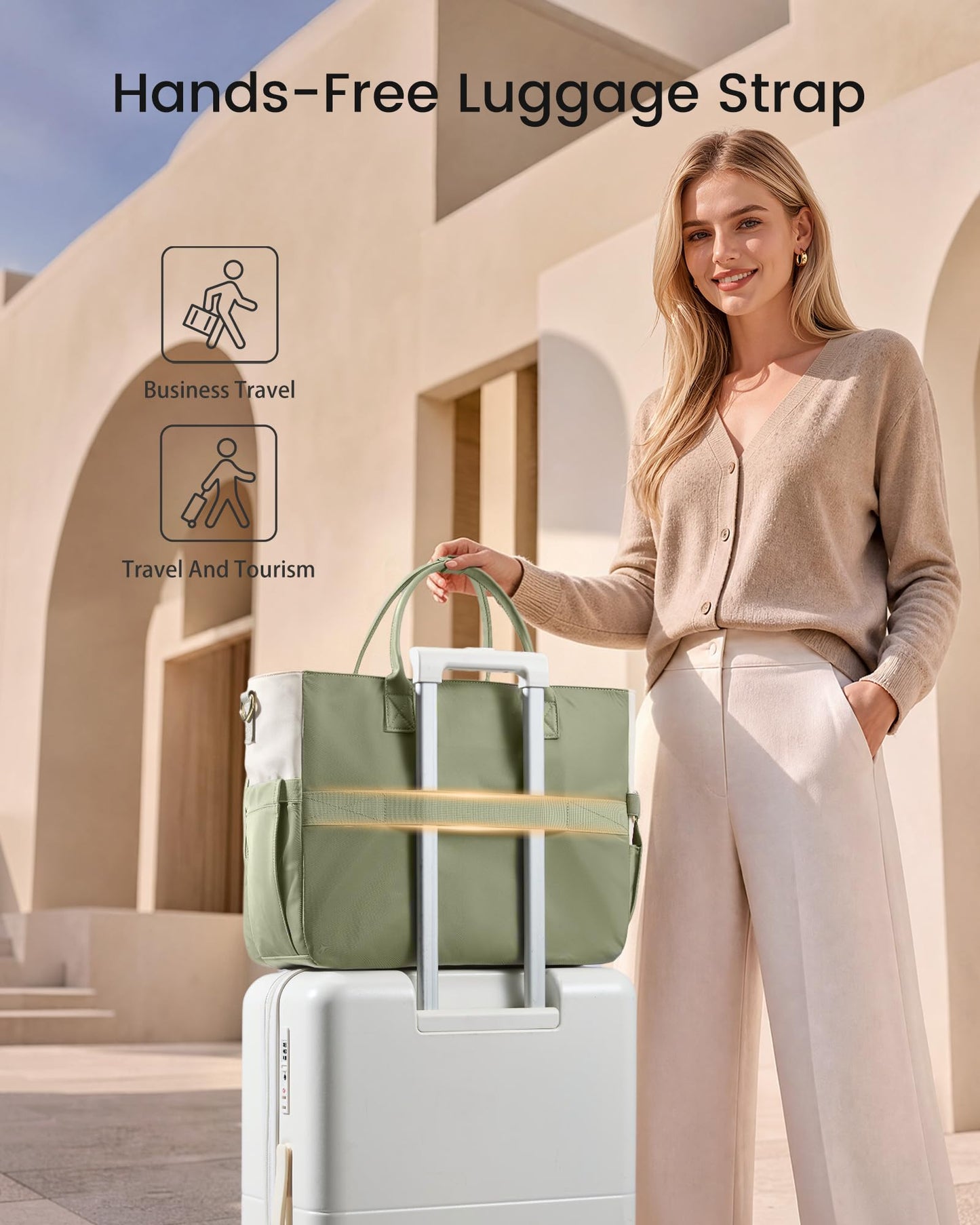 LOVEVOOK Laptop Bag for Women, Work Tote Computer Bag for Teacher Nurse
