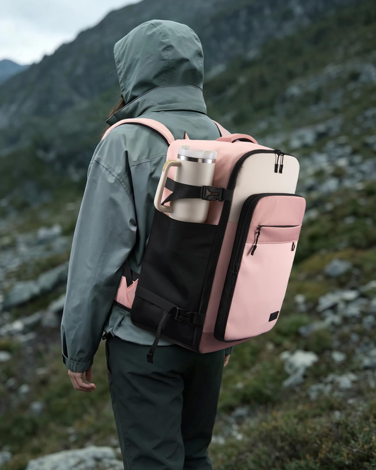 LOVEVOOK 40L Travel Backpack for Women Men, Carry on Backpack for Travel