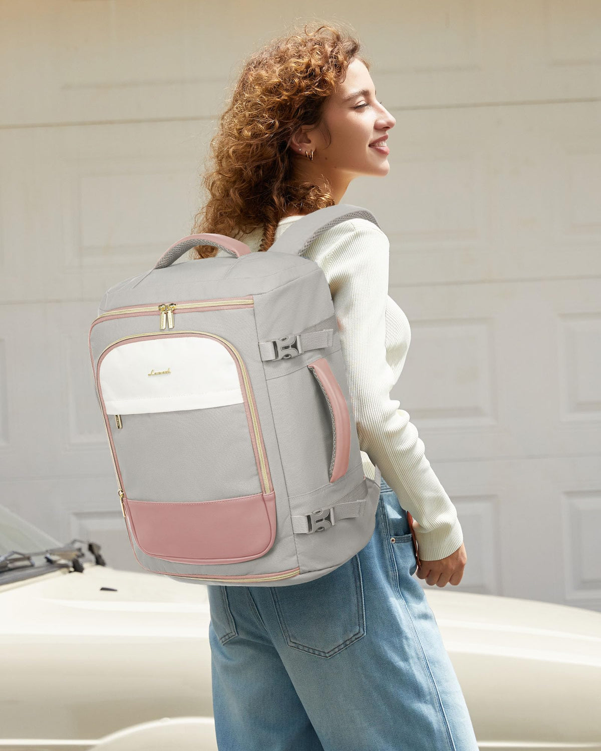 LOVEVOOK Travel Backpack Carry on Flight Approved for Women/Men