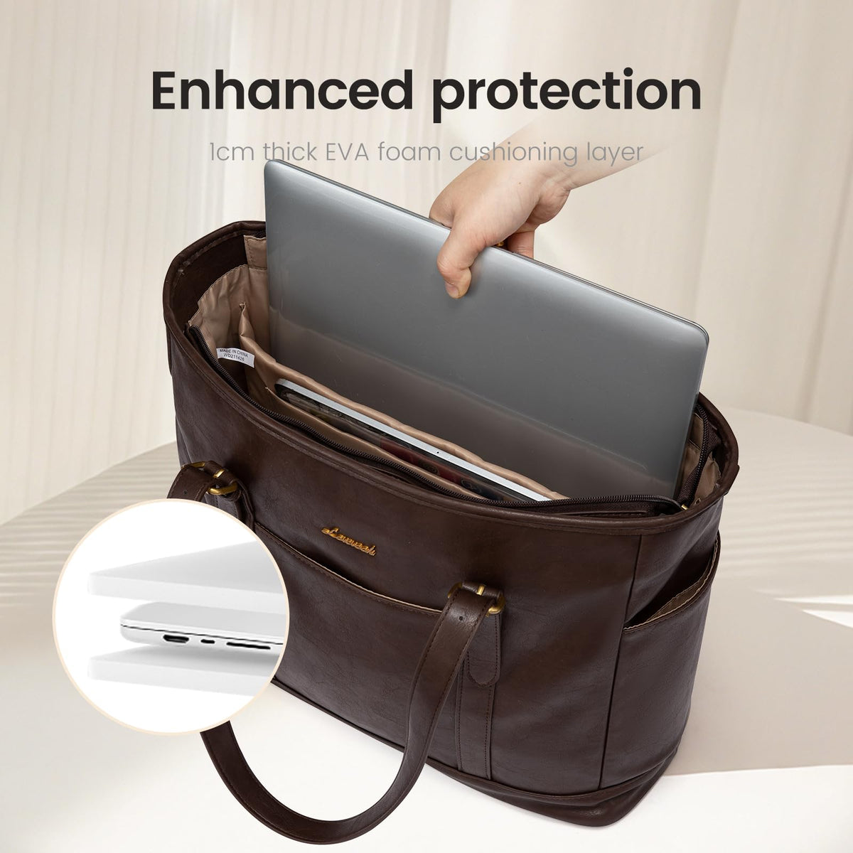 LOVEVOOK Laptop Work Tote Bag for Women,Teacher Computer Briefcase Business Shoulder Bag for Office Travel Gift
