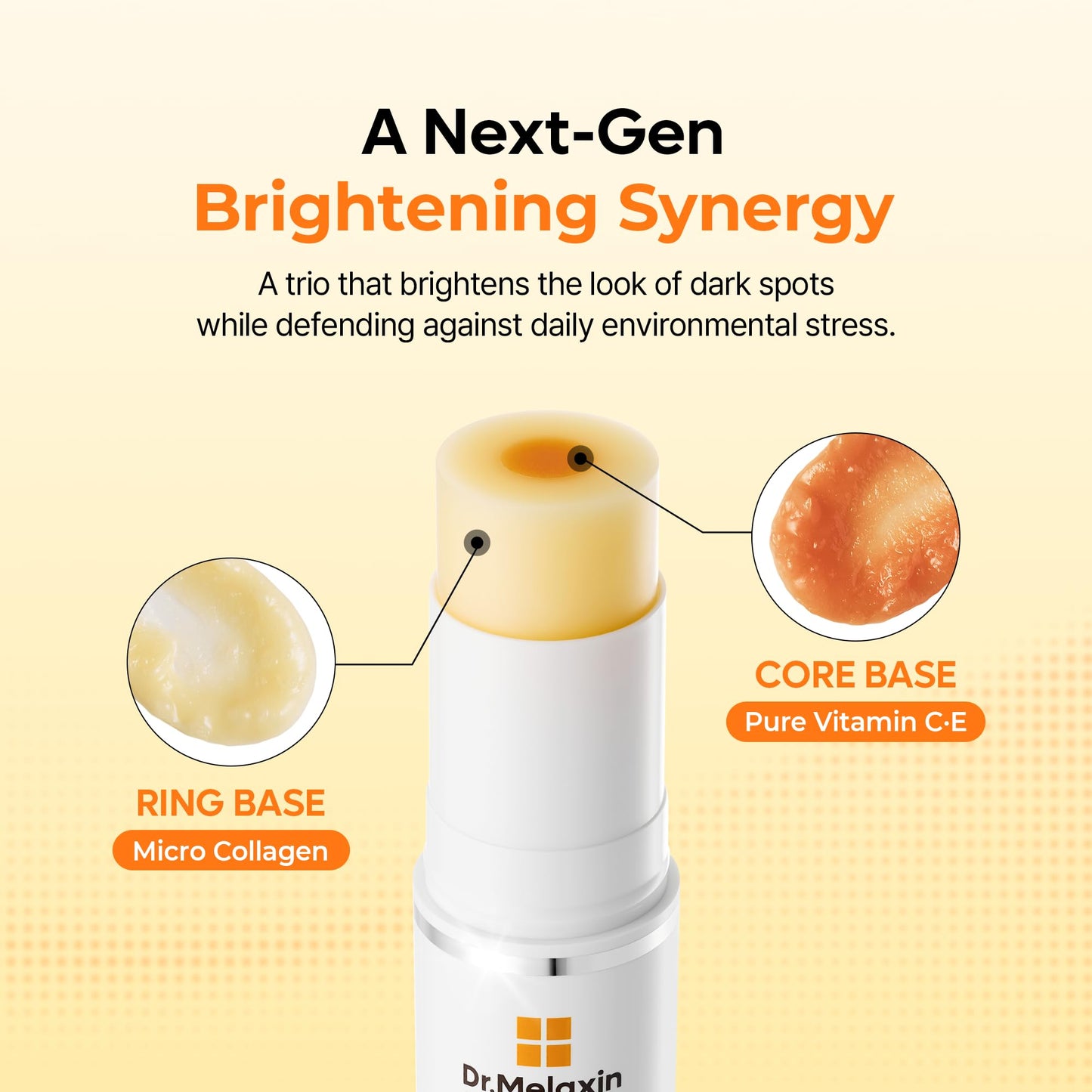 Dr.Melaxin Collagen Multi Balm Stick, Calcium & Adenosine Korean Wrinkle Stick for Eye, Neck & Face, Firming Collagen Stick, Under Eye Balm for Dark Circles & Depuffing, Korean Skin Care, 0.31 oz