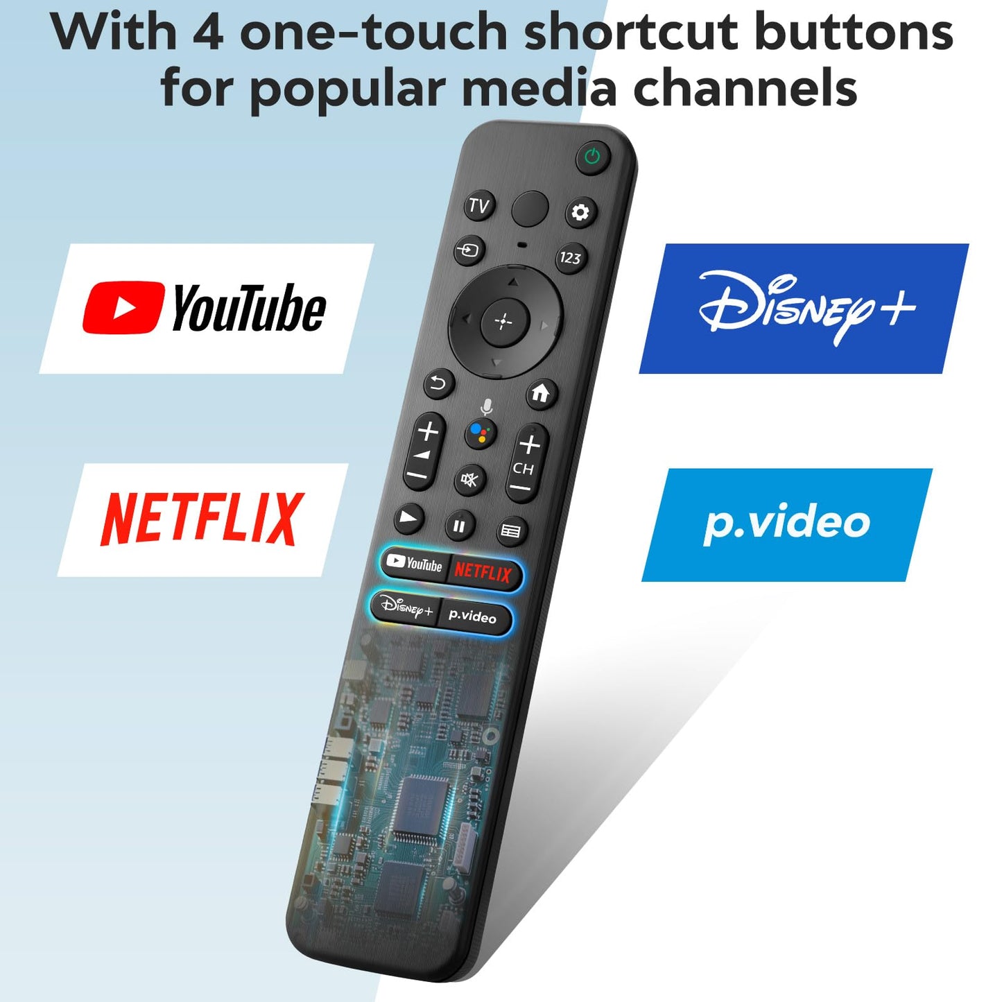 Universal-TV-Remote-Control for Samsung LG Vizio Roku TCL Hisense Sony TVs