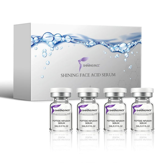 Collagen Peptide & Hyaluronic Acid Serum 0.68 fl oz,Only applicable to Shining Face Micro Infusion SkincareSystem,- 1 Month Supply