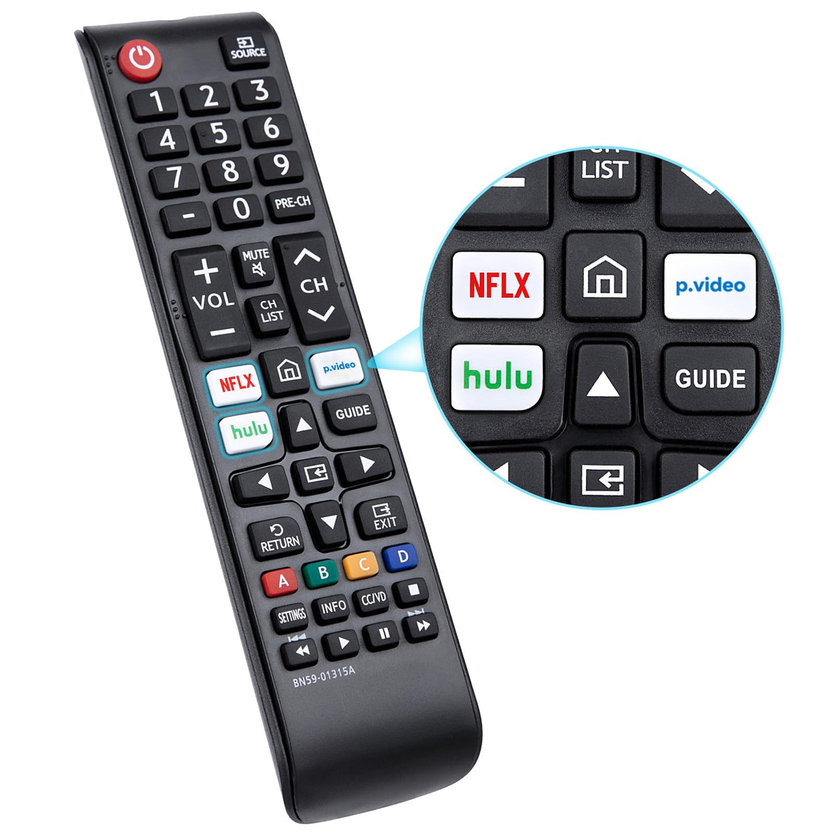 (2 Pack) Replacement Remote for Roku Box Express Player Premiere Control