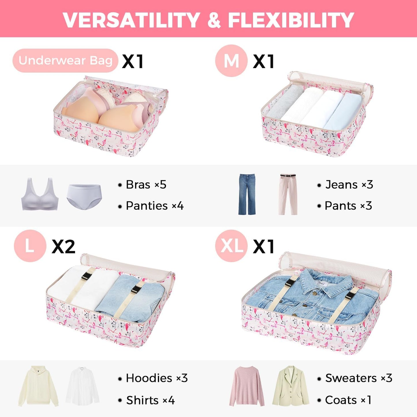 BAGAIL 8 Set Packing Cubes Luggage Packing Organizers for Travel Accessories-Aqua Color