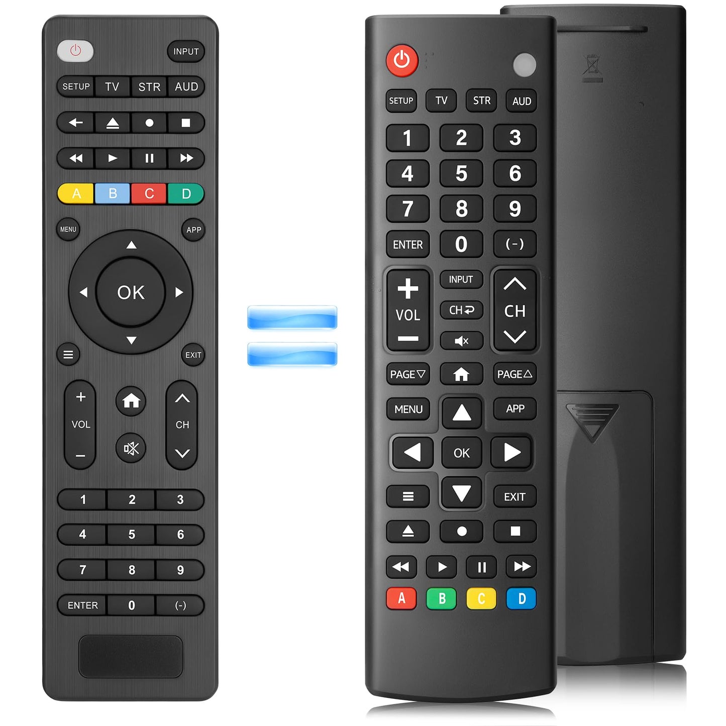 (2 Pack) Replacement Remote for Roku Box Express Player Premiere Control