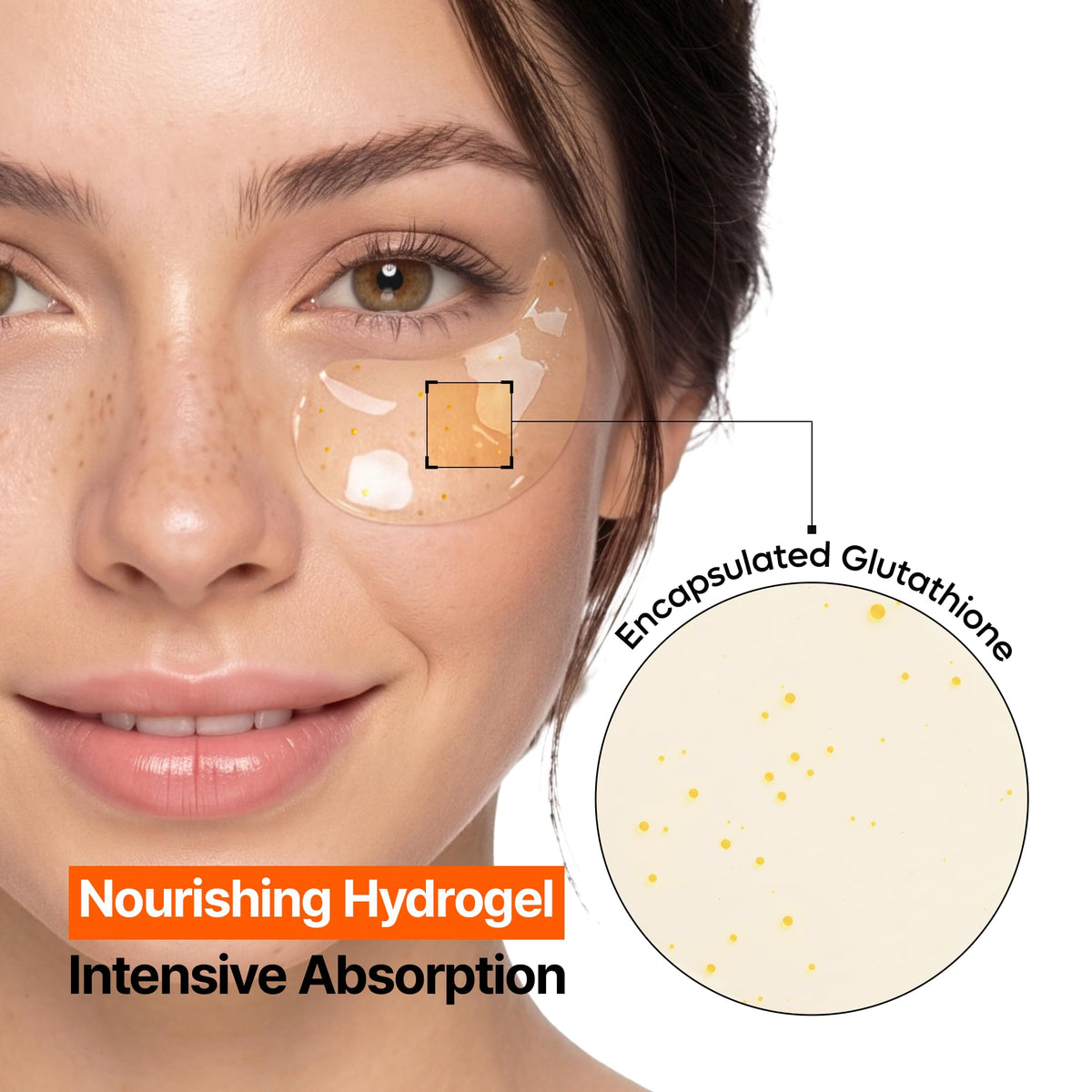 Dr.Melaxin Calcium Volume Under Eye Patches for Puffy Eyes & Dark Circles, Hydrogel Eye Mask for Wrinkles, Fine Lines & Sagging Skin, Firming Collagen Eye Patch, Korean Skin Care (60 Count)