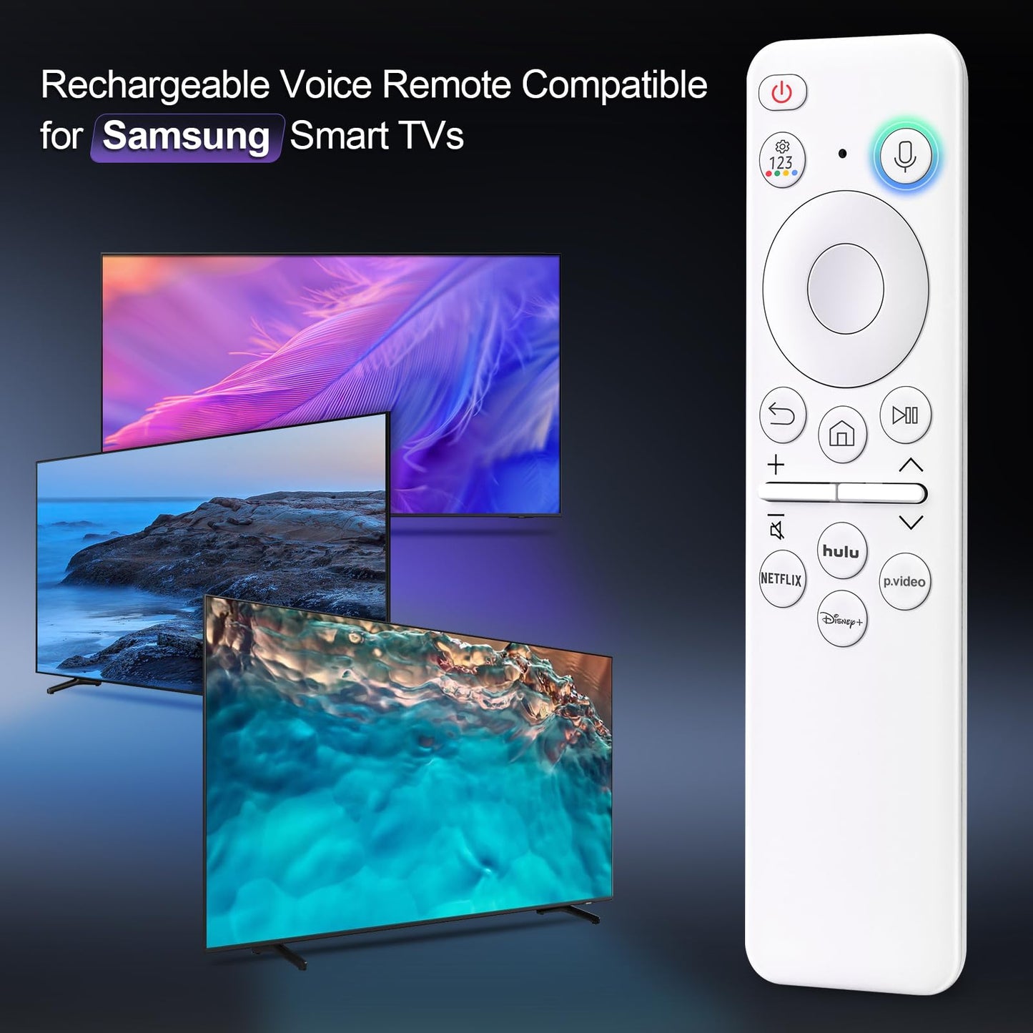 Universal-TV-Remote-Control for Samsung LG Vizio Roku TCL Hisense Sony TVs