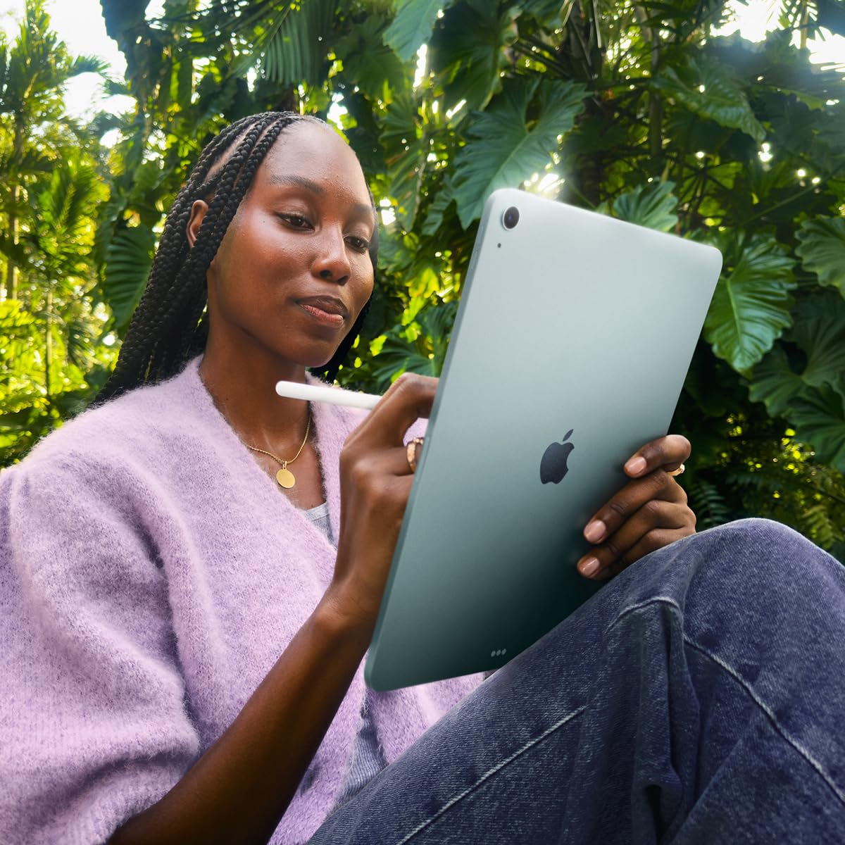 Apple iPad Air 11-inch (M4): Liquid Retina Display, 1TB, 12MP Front/Back Camera, Wi-Fi 7 with Apple N1 + 5G Cellular, Touch ID, All-Day Battery Life — Space Gray