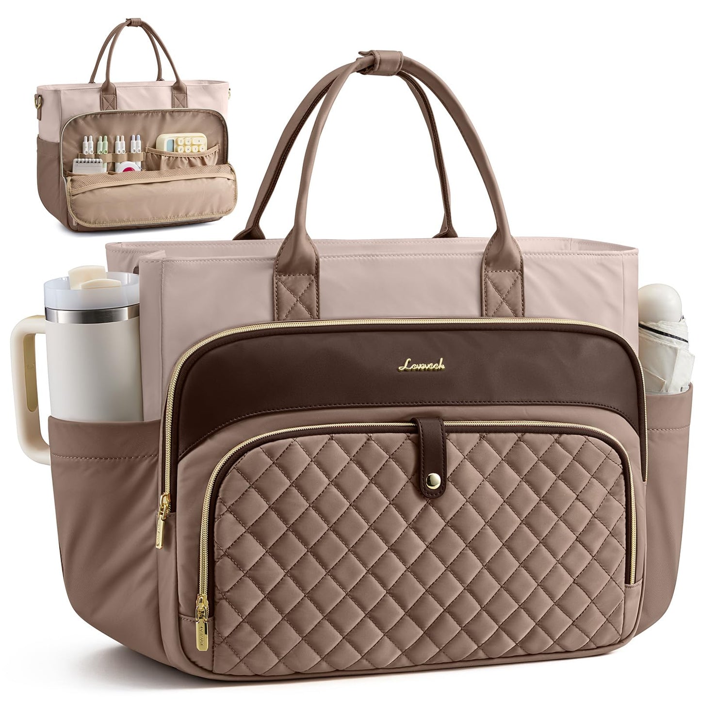 LOVEVOOK Laptop Bag for Women, Work Tote Computer Bag for Teacher Nurse