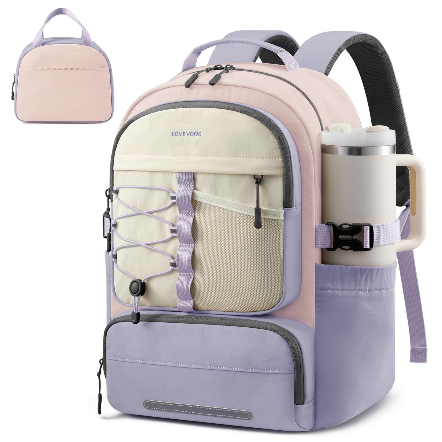 LOVEVOOK Backpack for Kids Teen Girls, Cute Back to School Backpack Bookbag