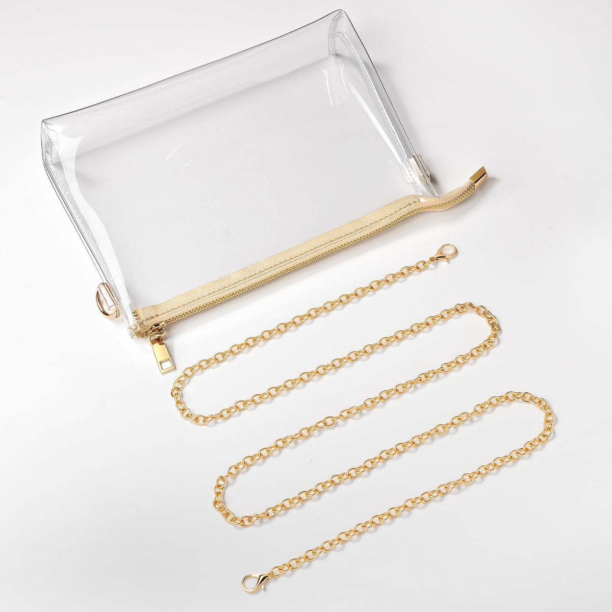 BS-VOG Clear Purse for Stadium Events, Clear Crossbody Bag for Women