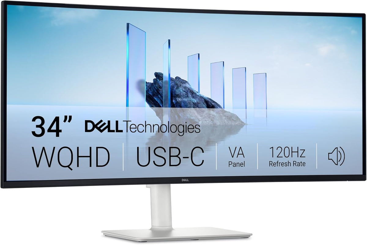 Dell 34 Monitor S3425DW, WQHD VA, 120Hz, FreeSync Premium, Eye Comfort