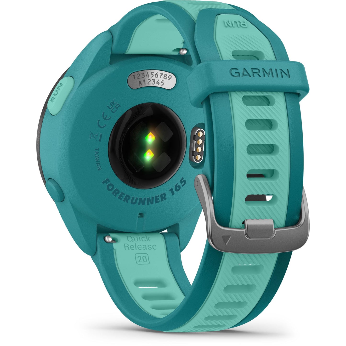 Garmin Forerunner® 165, Running Smartwatch, 43mm, Whitestone