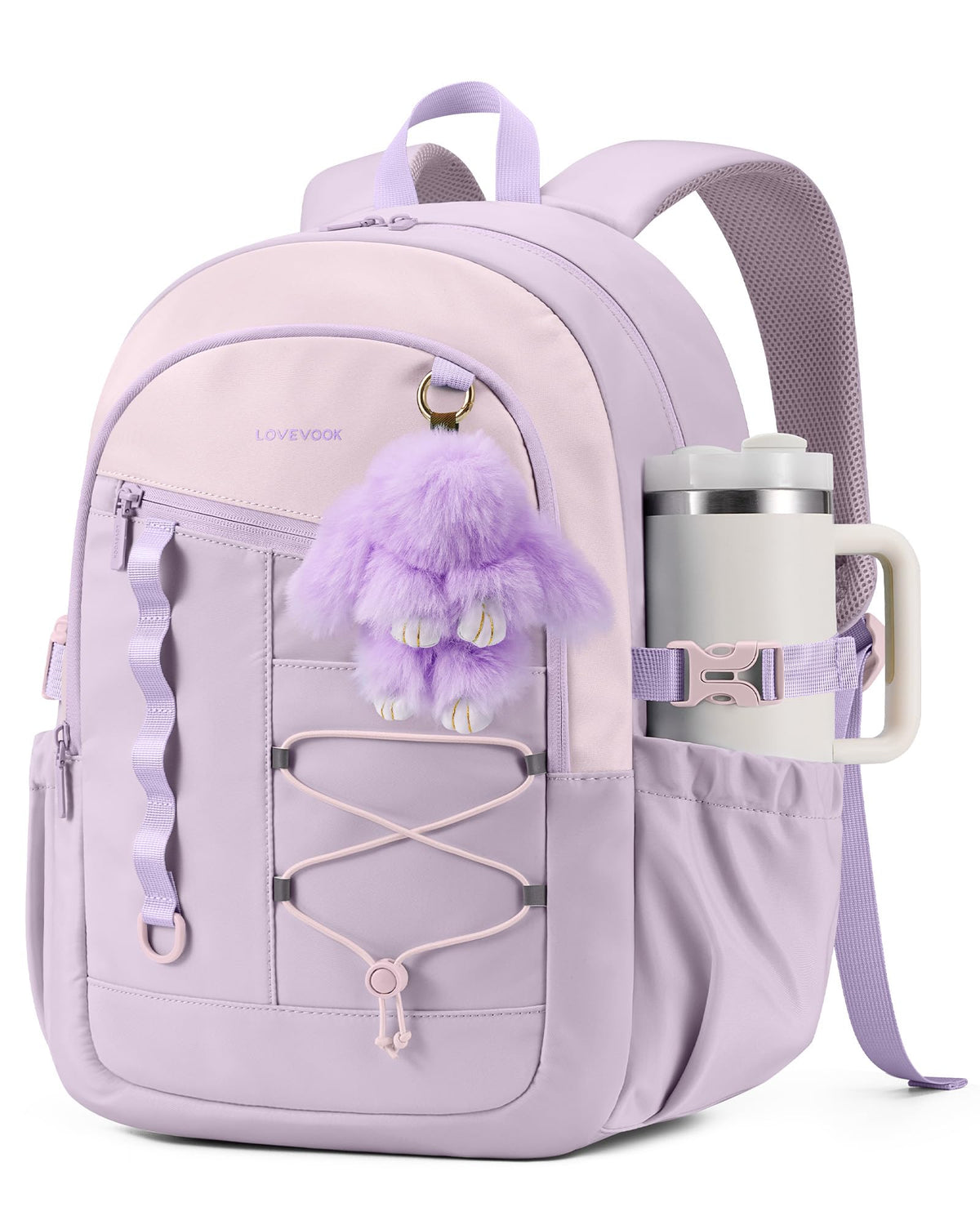 LOVEVOOK School Backpack for Girls，large Capacity 15.6 Laptop Backpack
