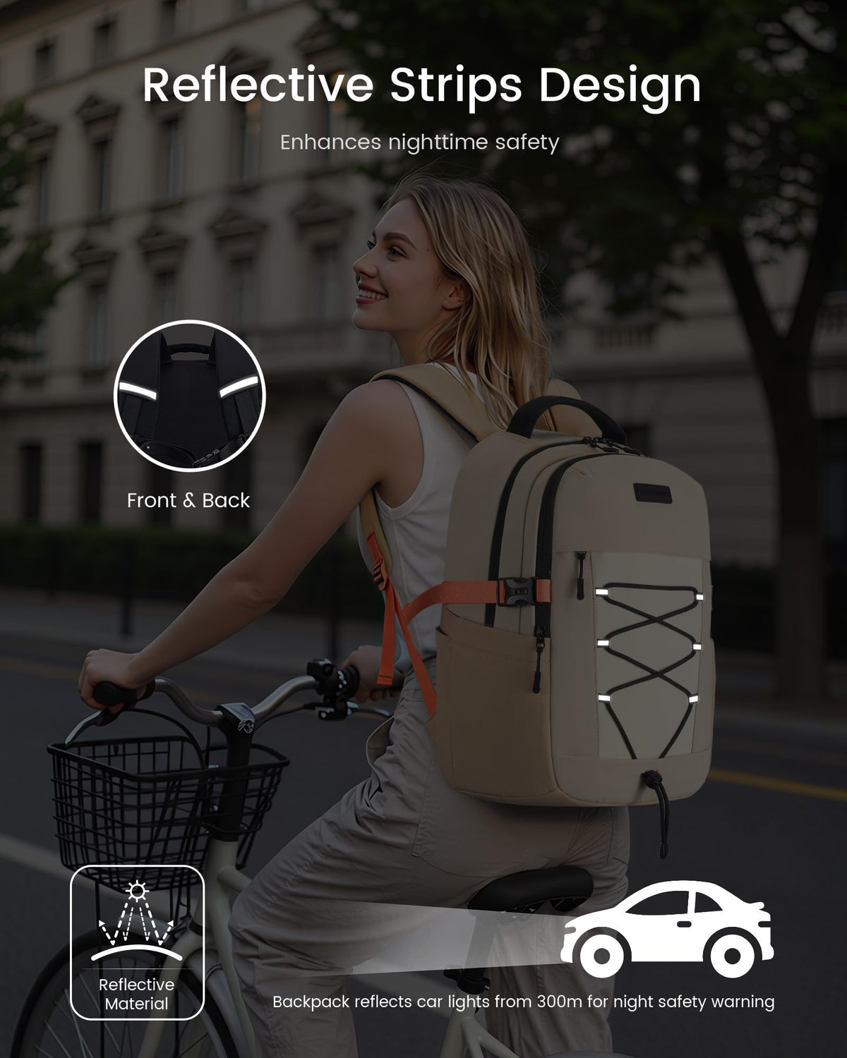 LOVEVOOK Laptop Backpack for College, Work Backpack for Women & Men