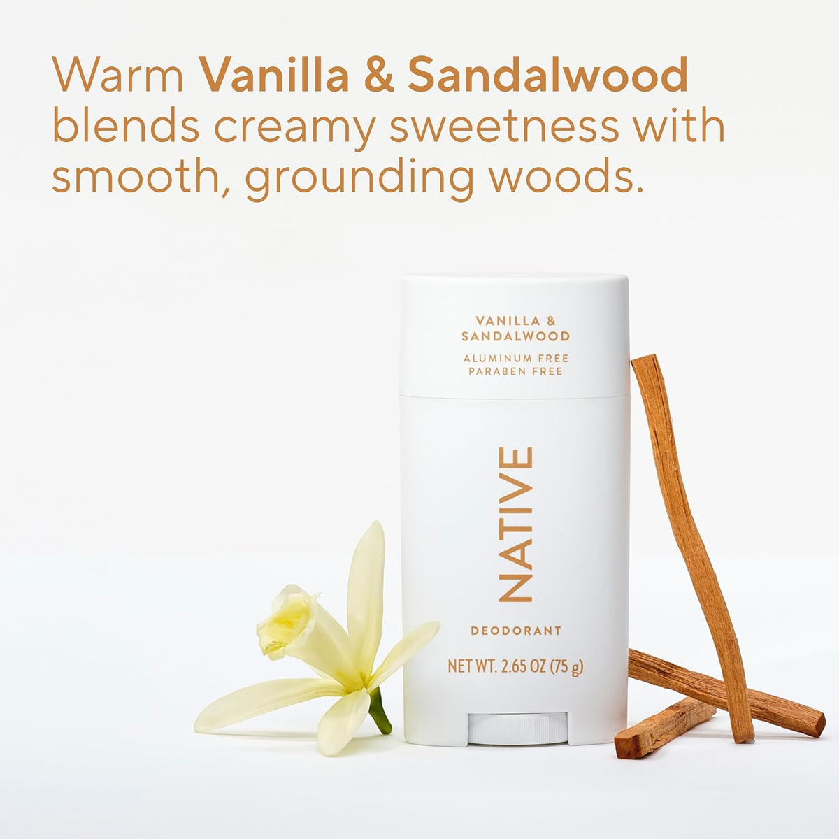 Native Deodorant Contains Naturally Derived Ingredients, 72 Hour Odor Control, Deodorant for Women and Men, Aluminum Free, Coconut & Vanilla 2.65oz