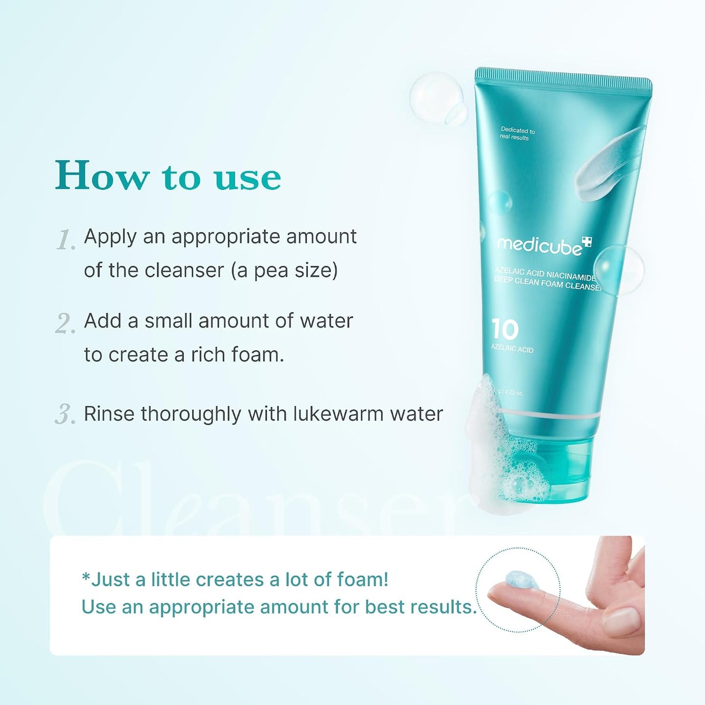 medicube Facial Cleanser Zero Pore Capsule Foam Cleanser
