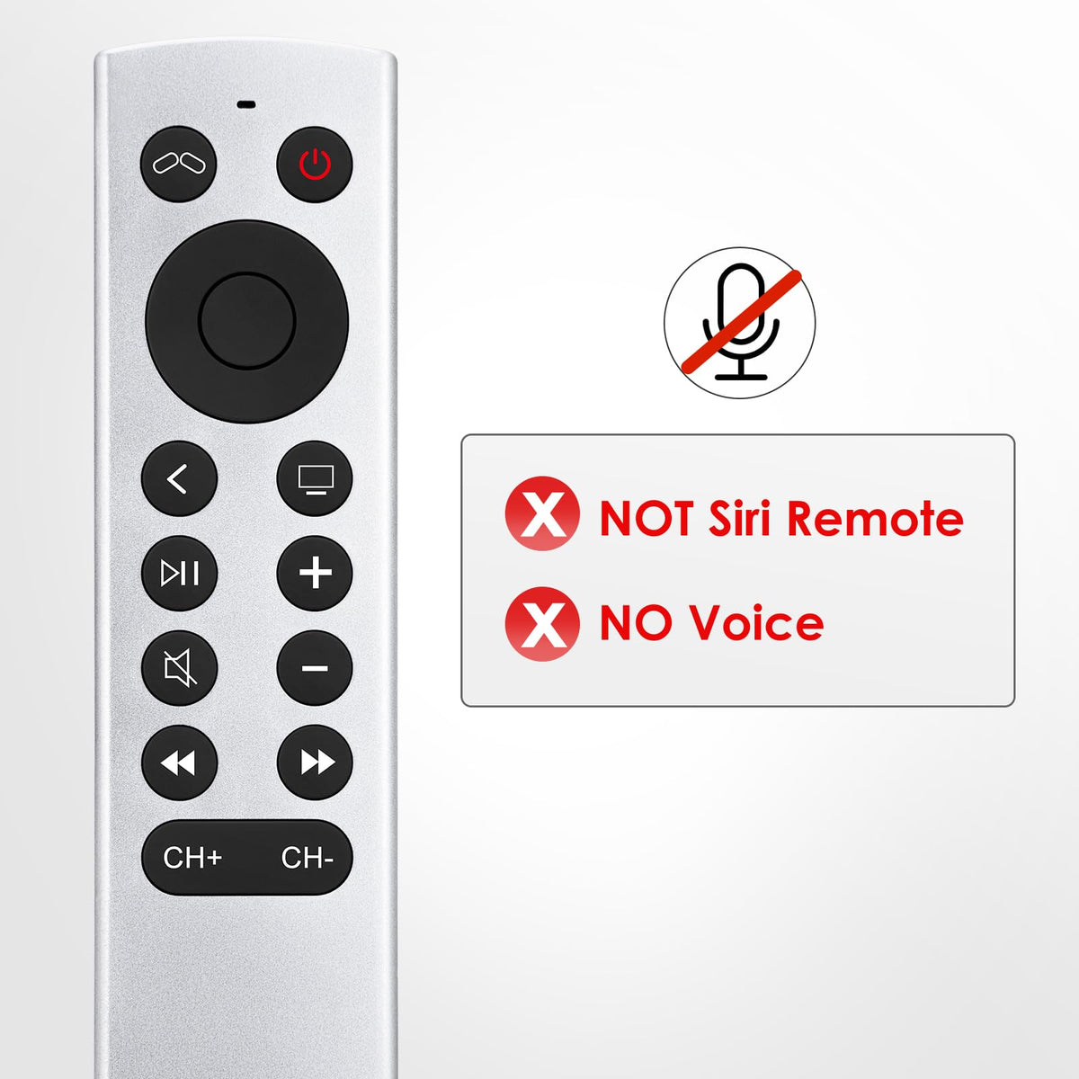 (2 Pack) Replacement Remote for Roku Box Express Player Premiere Control