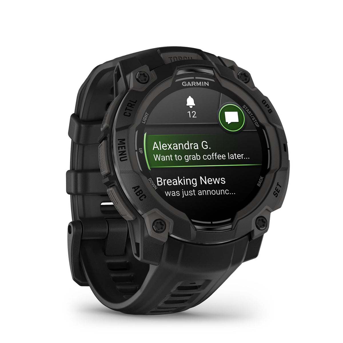 Garmin Instinct® 3 Tactical, Solar, 50mm, Black