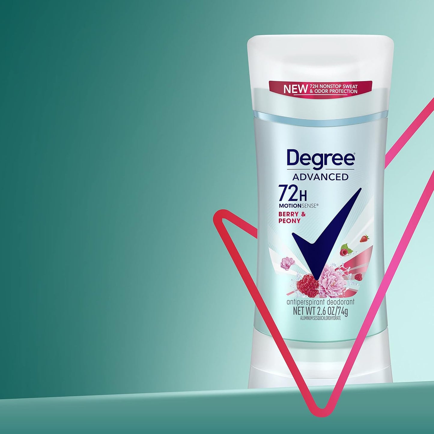 Degree Advanced Protection Antiperspirant Deodorant Shower Clean 72H 2.6 oz